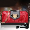 Women PU / Patent Leather Shell Shoulder Bag / Clutch - Blue / Red / Black  